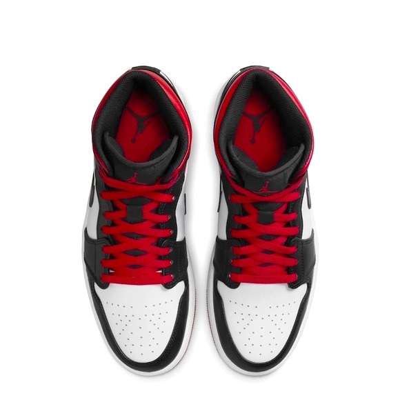 ❌❌ SOLD Jordan 1 Mid Gym Red Black Toe - Picture 2 of 5